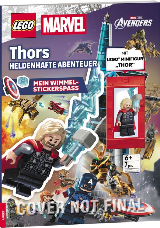 Produktbild: LEGO&reg; MARVEL - Thors heldenhafte Abenteuer - Mein Wimmel-Stickerspa&szlig;