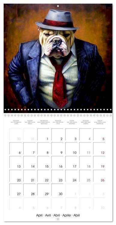 Produktbild: Gangster Paws (Wall Calendar 2026 12 &times; 12 Inch) CALVENDO 12 Month Wall Calendar