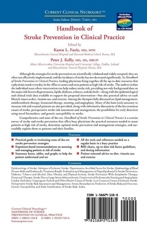 Produktbild: Handbook of Stroke Prevention in Clinical Practice