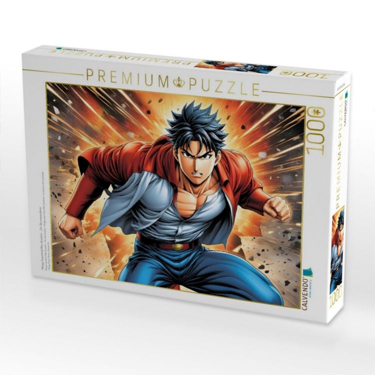 Produktbild: CALVENDO Puzzle Manga Superheld Riku Arashino - Der Sturmwanderer | 1000 Teile Lege-Gr&ouml;&szlig;e 64x48cm Foto-Puzzle f&uuml;r gl&uuml;ckliche Stunden