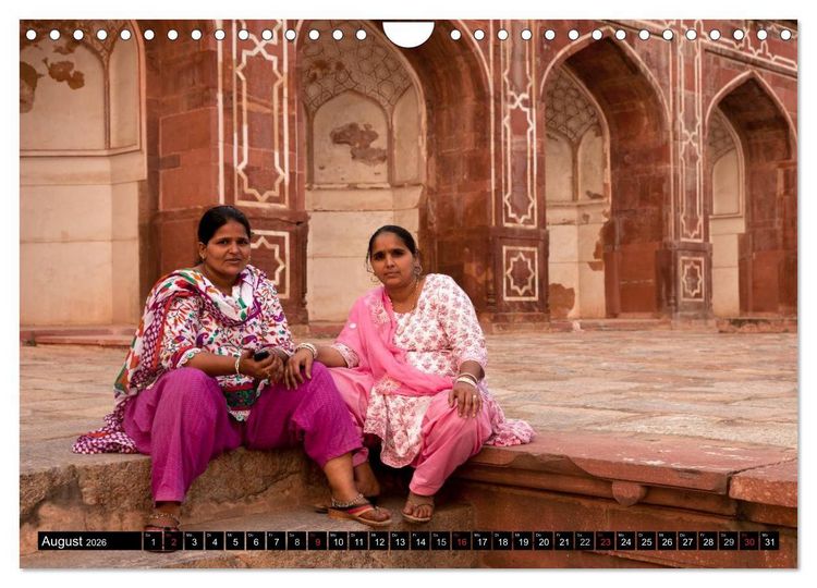 Produktbild: Indien - das goldene Dreieck, Delhi-Agra-Jaipur (Wandkalender 2026 DIN A4 quer), CALVENDO Monatskalender