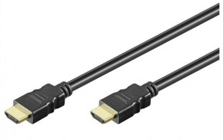 Produktbild: Manhattan HDMI Anschlusskabel HDMI-A Stecker, HDMI-A Stecker 5.00 m Schwarz 323239-CG 4K UHD, Audio Return Channel HDMI-Kabel