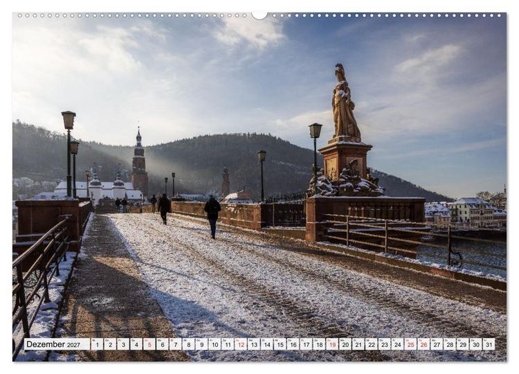 Produktbild: Heidelberg - Die romantische Stadt am Fluss (Wandkalender 2027 DIN A2 quer), CALVENDO Monatskalender