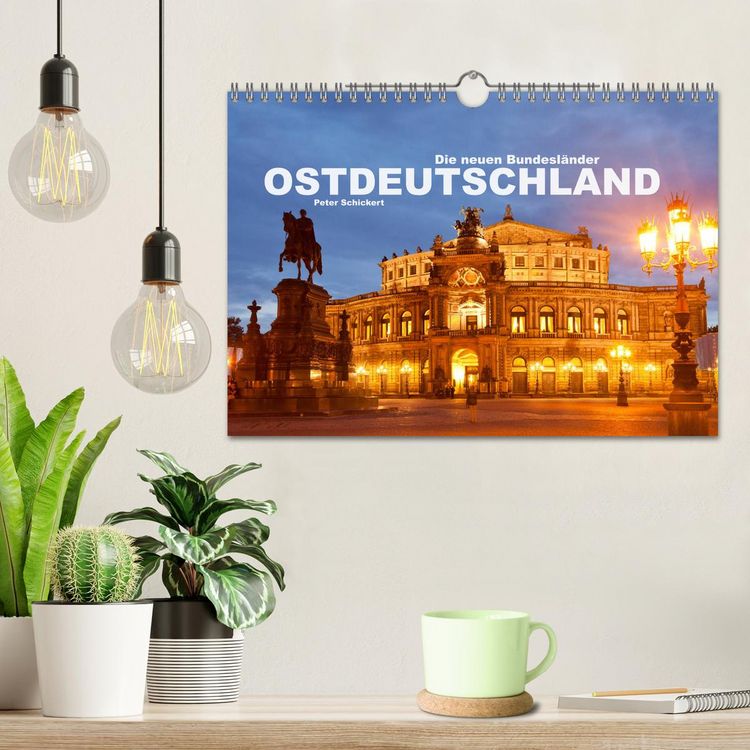Produktbild: Ostdeutschand - die neuen Bundesl&auml;nder (Wandkalender 2026 DIN A4 quer), CALVENDO Monatskalender