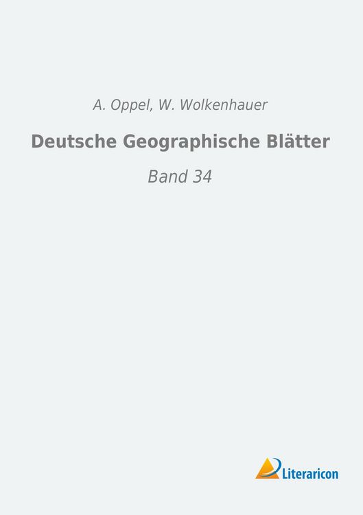 Produktbild: Deutsche Geographische Bl&auml;tter