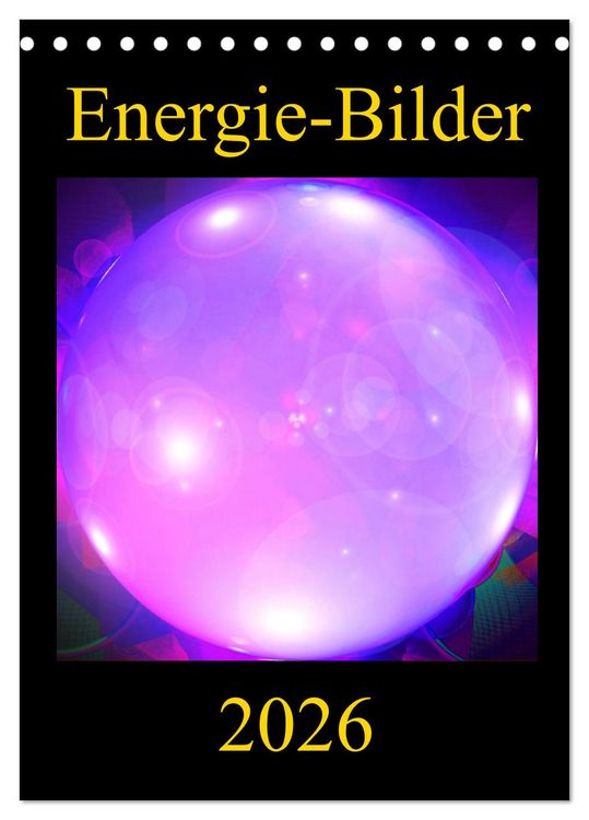 Produktbild: ENERGIE-BILDER (Tischkalender 2026 DIN A5 hoch), CALVENDO Monatskalender