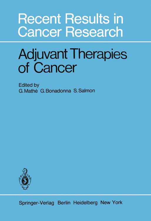 Produktbild: Adjuvant Therapies of Cancer