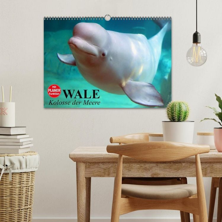 Produktbild: Wale. Kolosse der Meere (Wandkalender 2026 DIN A3 quer), CALVENDO Monatskalender