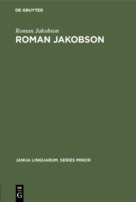 Produktbild: Roman Jakobson