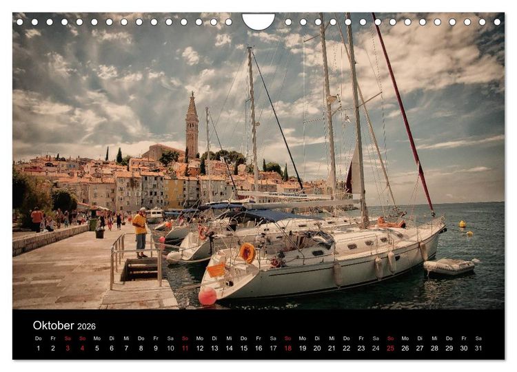 Produktbild: Rovinj Impressionen (Wandkalender 2026 DIN A4 quer), CALVENDO Monatskalender
