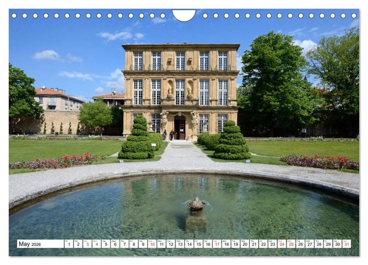 Produktbild: Aix-en-Provence, Provence's historical capital (Wall Calendar 2026 DIN A4 landscape), CALVENDO 12 Month Wall Calendar