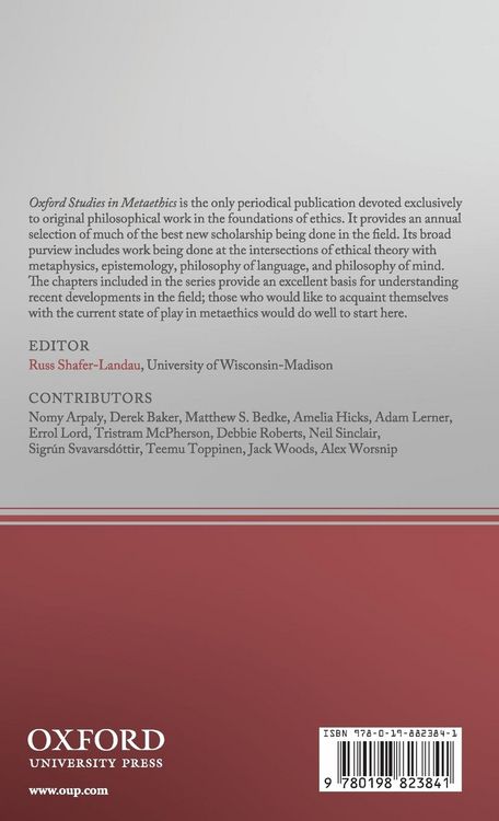 Produktbild: Oxford Studies in Metaethics 13