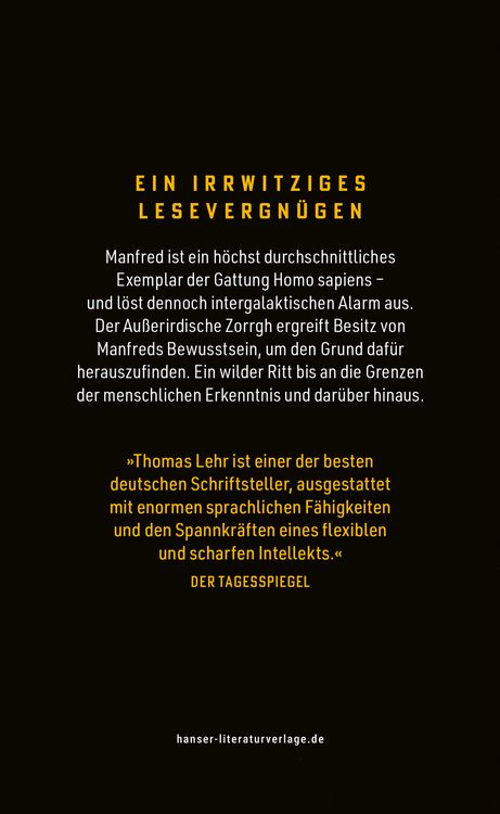 Produktbild: Manfred &ndash; Bekenntnisse eines Au&szlig;erirdischen