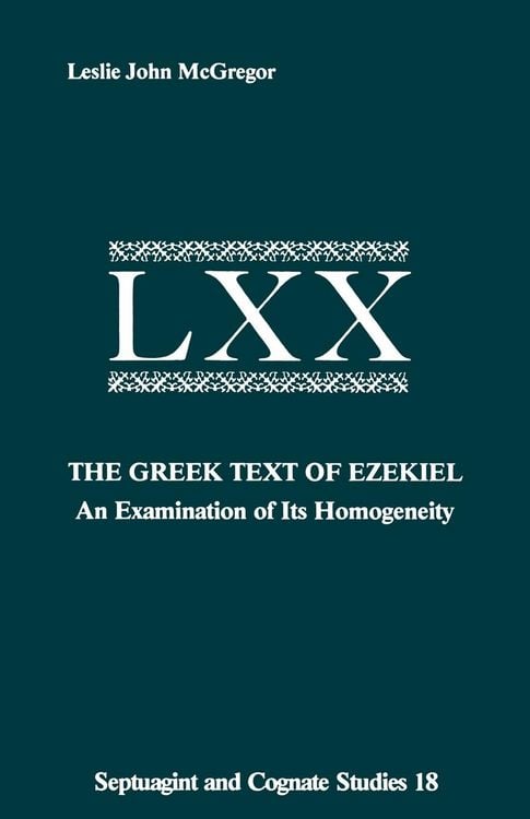Produktbild: The Greek Text of Ezekiel