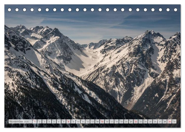 Produktbild: "Bergpixel" Faszination Bergwandern (Tischkalender 2026 DIN A5 quer), CALVENDO Monatskalender