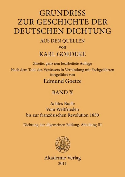 Produktbild: Achtes Buch: Vom Weltfrieden bis zur franz&ouml;sischen Revolution 1830