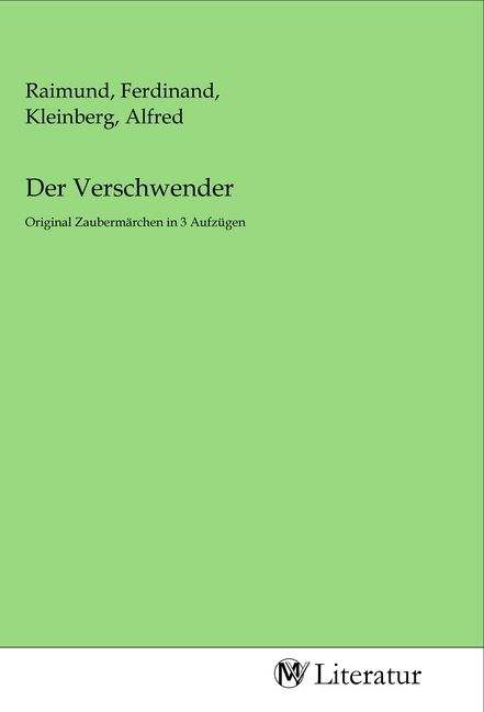 Produktbild: Der Verschwender