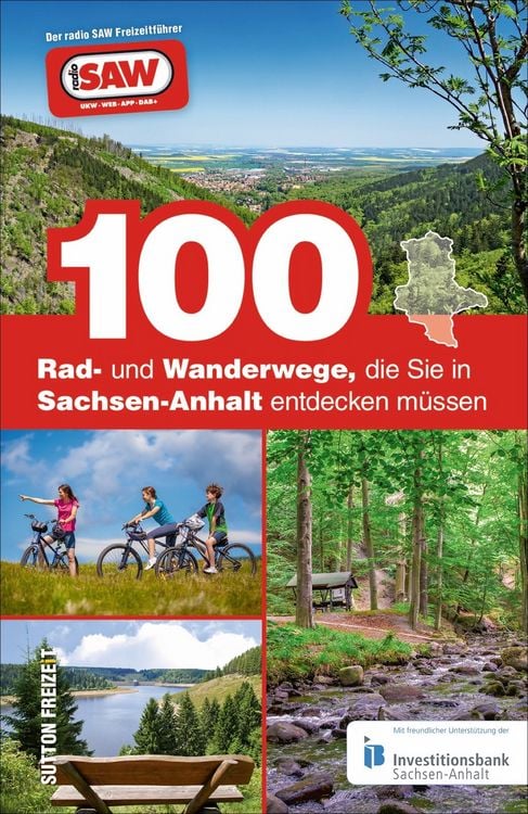 Produktbild: 100 Rad- und Wanderwege, die Sie in Sachsen-Anhalt entdecken m&uuml;ssen