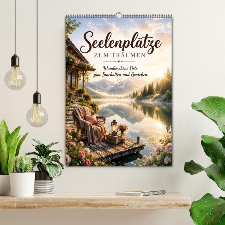 Produktbild: Seelenpl&auml;tze ZUM TR&Auml;UMEN (Wandkalender 2027 DIN A2 hoch), CALVENDO Monatskalender