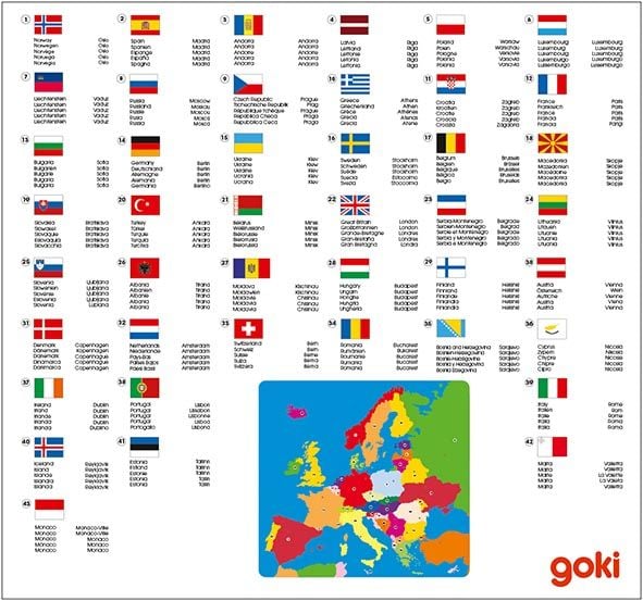 Produktbild: goki PuzzleEuropa