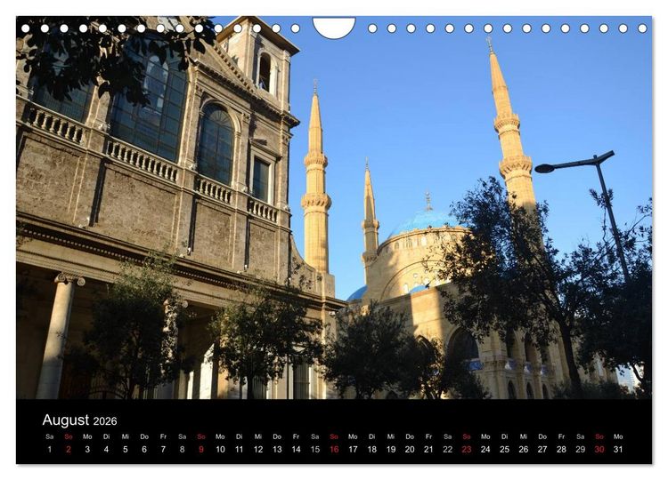 Produktbild: LIBANON 2026 (Wandkalender 2026 DIN A4 quer), CALVENDO Monatskalender