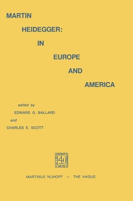 Produktbild: Martin Heidegger: In Europe and America