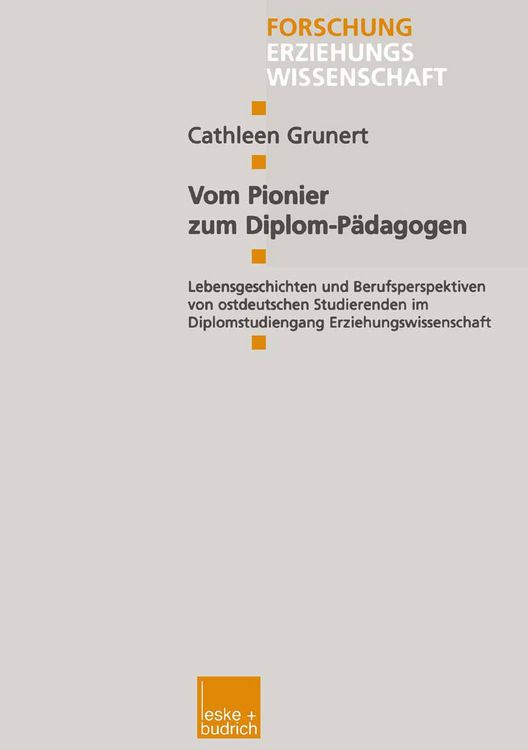Produktbild: Vom Pionier zum Diplom-P&auml;dagogen