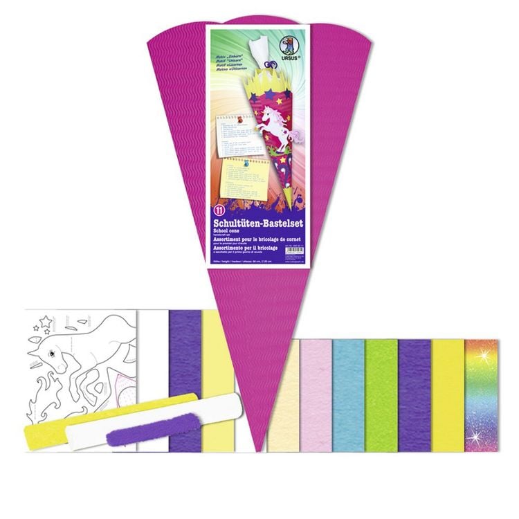 Produktbild: Schult&uuml;ten-Bastelset "Einhorn"