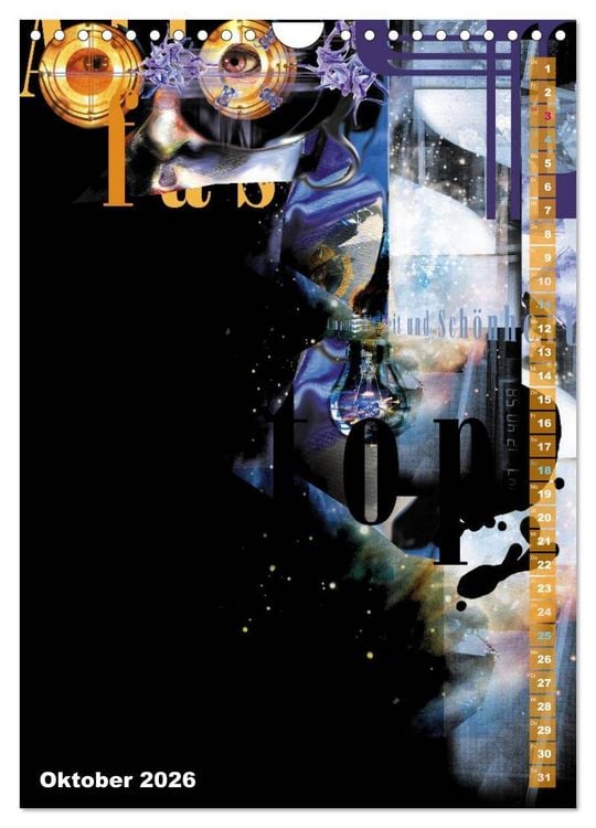 Produktbild: Dreams and Nightmares - Fantasy & Sci-Fi Art / 2026 (Wandkalender 2026 DIN A4 hoch), CALVENDO Monatskalender