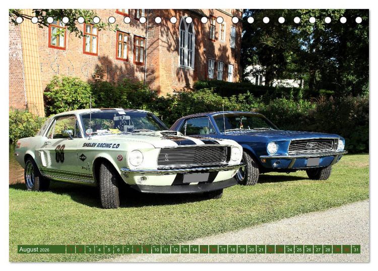 Produktbild: Oldtimer - Fahrzeuge die Geschichte schrieben (Tischkalender 2026 DIN A5 quer), CALVENDO Monatskalender