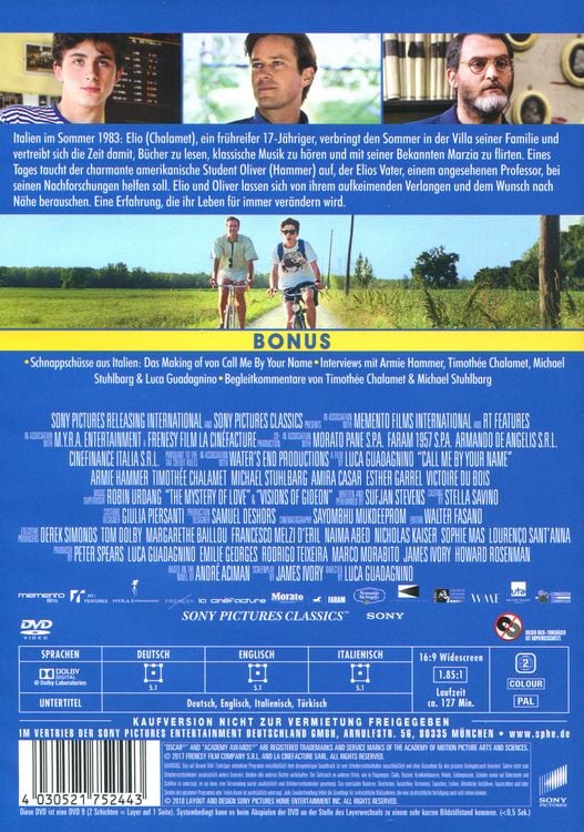 Produktbild: Call me by your Name