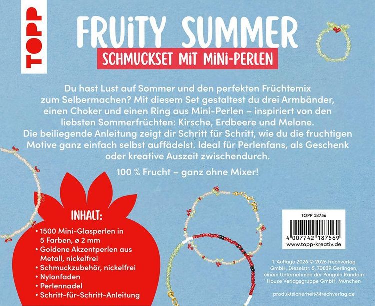 Produktbild: Fruity Summer - Schmuckset mit Mini-Perlen