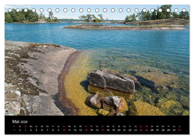 Produktbild: Schweden im Wechsel der Jahreszeiten (Tischkalender 2026 DIN A5 quer), CALVENDO Monatskalender