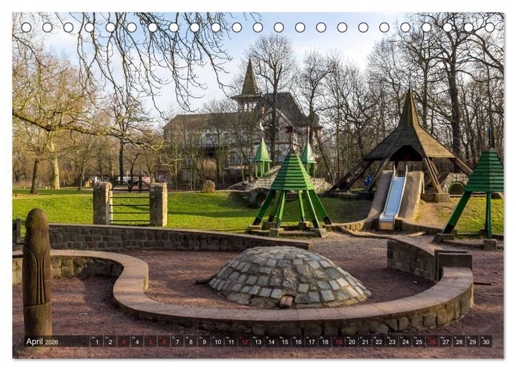 Produktbild: Unterwegs in Halle (Tischkalender 2026 DIN A5 quer), CALVENDO Monatskalender