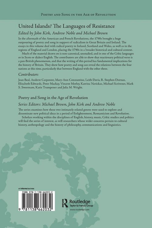 Produktbild: United Islands? The Languages of Resistance