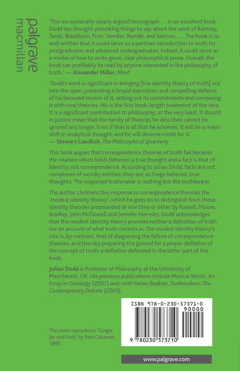 Produktbild: An Identity Theory of Truth
