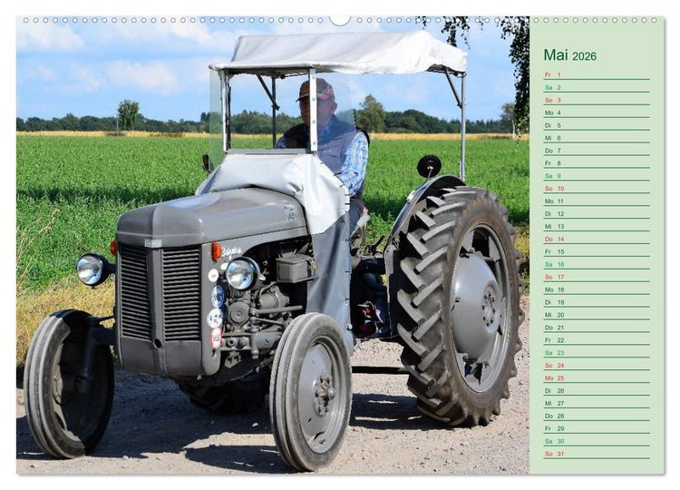 Produktbild: Oldtimer-Trecker on Tour (Wandkalender 2026 DIN A2 quer), CALVENDO Monatskalender
