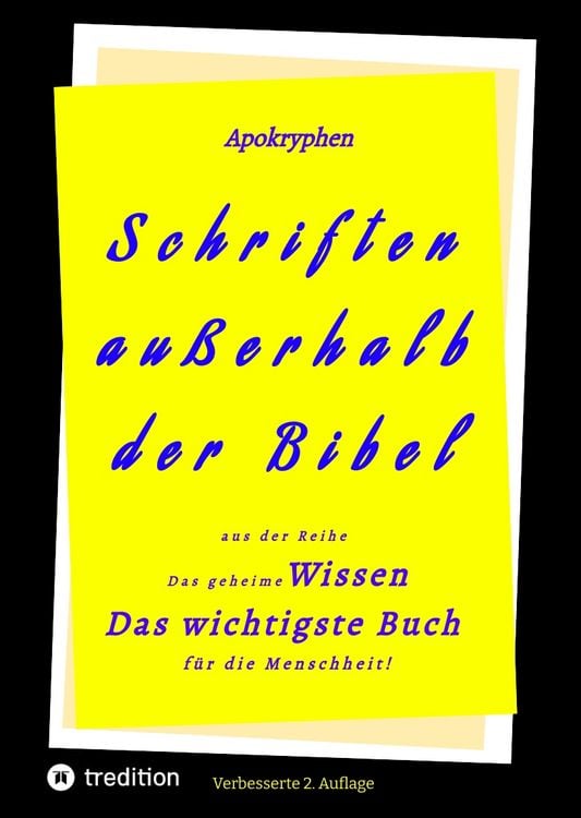 Produktbild: 2.Aufl. Apokryphen - Schriften au&szlig;erhalb der Bibel.