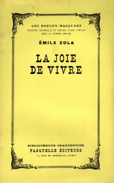 Produktbild: La joie de vivre
