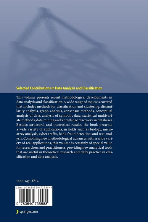 Produktbild: Selected Contributions in Data Analysis and Classification