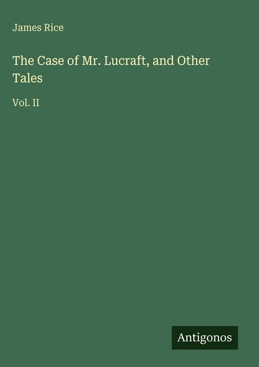 Produktbild: The Case of Mr. Lucraft, and Other Tales
