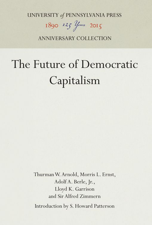 Produktbild: The Future of Democratic Capitalism
