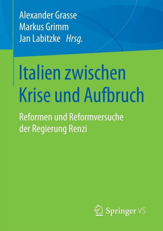 Produktbild: Italien zwischen Krise und Aufbruch