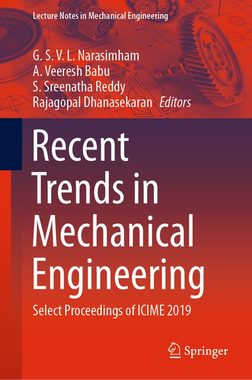 Produktbild: Recent Trends in Mechanical Engineering