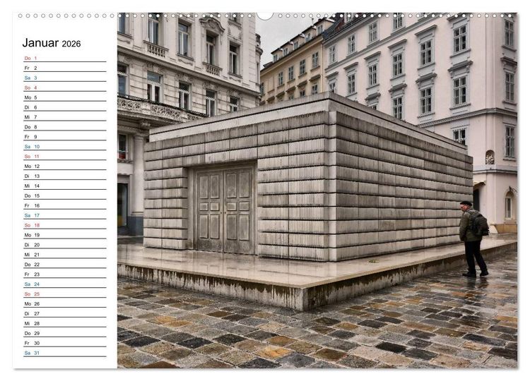 Produktbild: Wien - &Ouml;sterreichs charmante Hauptstadt (hochwertiger Premium Wandkalender 2026 DIN A2 quer), Kunstdruck in Hochglanz
