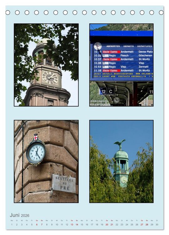 Produktbild: Uhr-Zeiten (Tischkalender 2026 DIN A5 hoch), CALVENDO Monatskalender