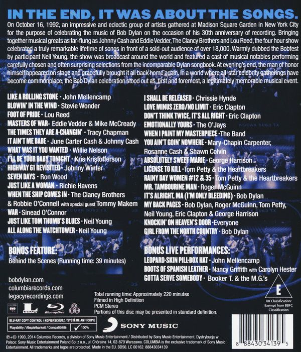 Produktbild: Bob Dylan - 30th Anniversary Concert Celebration [DE]
