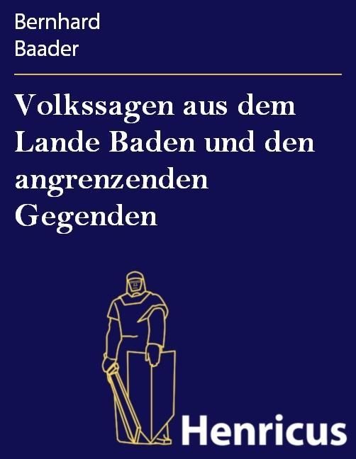 Produktbild: Volkssagen aus dem Lande Baden und den angrenzenden Gegenden