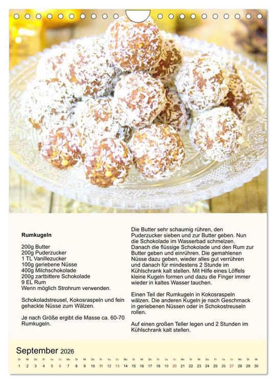 Produktbild: Pl&auml;tzchen. Kekse f&uuml;r das ganze Jahr! (Wandkalender 2026 DIN A4 hoch), CALVENDO Monatskalender