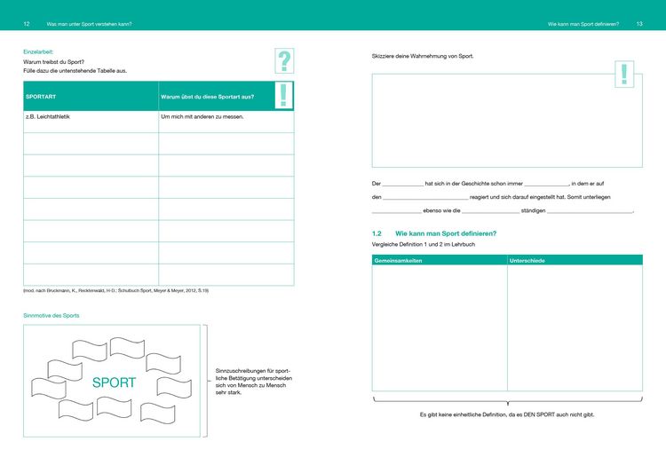 Produktbild: Fit im Schulsport &ndash; Arbeitsheft